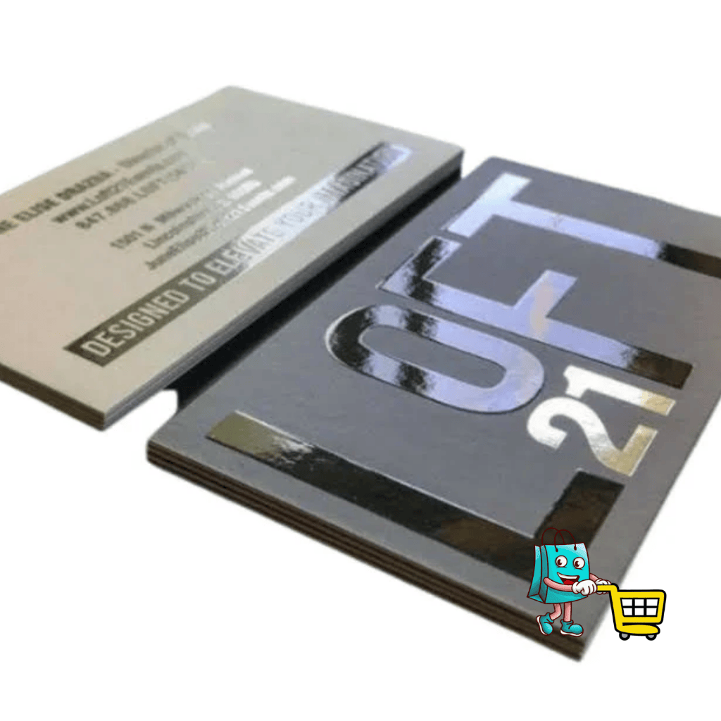 1.000 unid. Cartão de Visita Verniz Localizado Frente e Verso - 88x48mm em couché fosco 300g