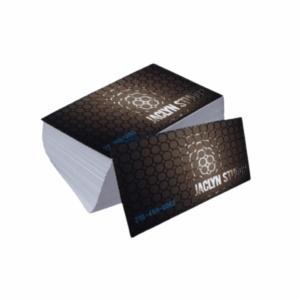 1.000 unid. Cartão de Visita verniz Localizado apenas frente - 88x48mm em couché 300g