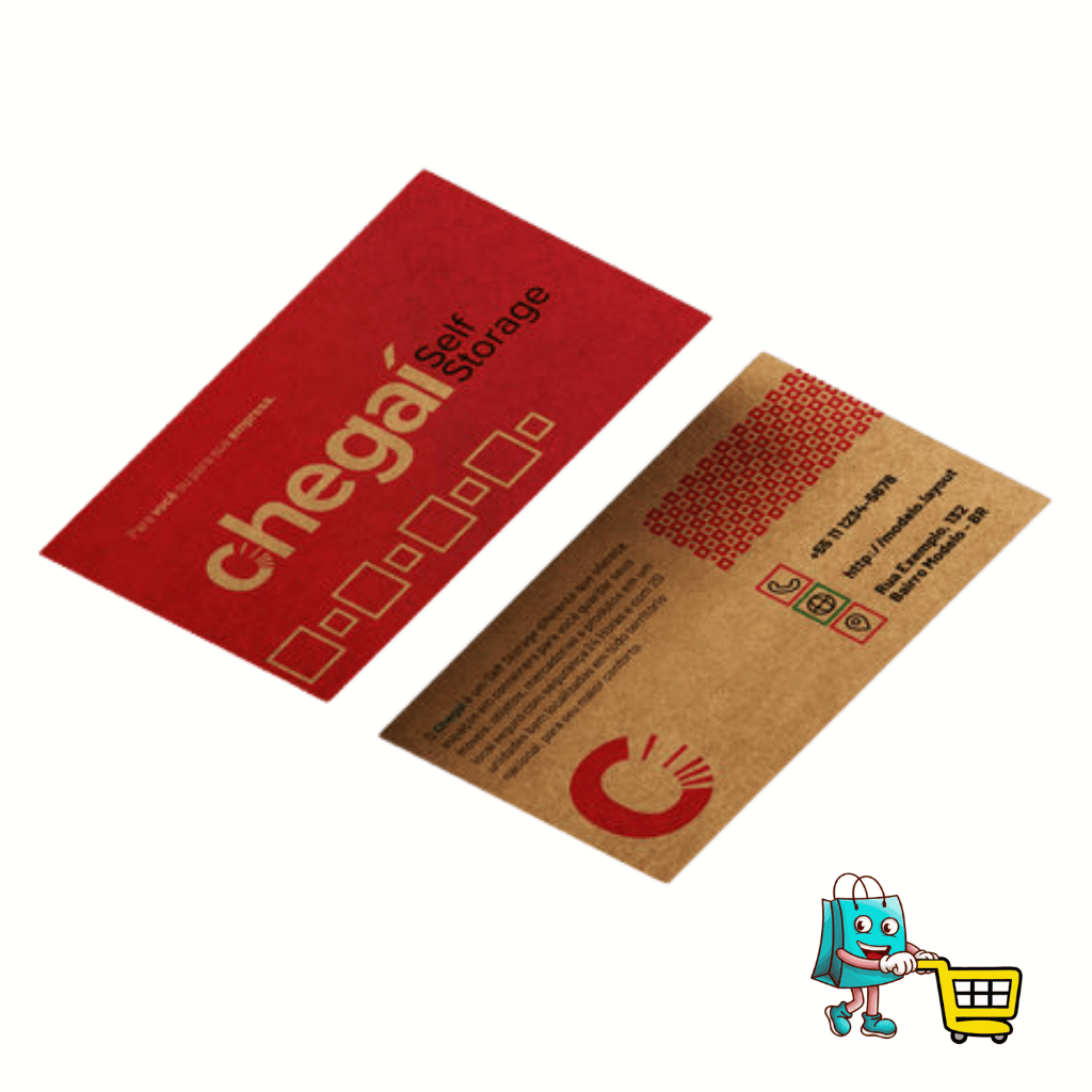 1.000 unid. Cartão Fidelidade - 88x48mm - Kraft 280g - Imagem 2